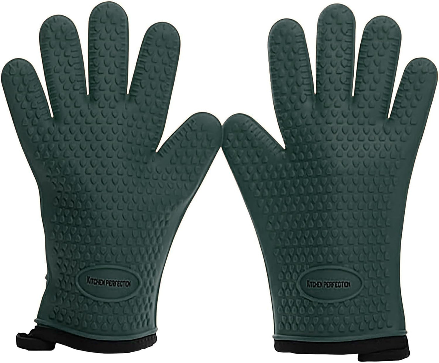 Silicone Smoker Oven Gloves - Extreme Heat Resistant Waterproof Oven Mitts