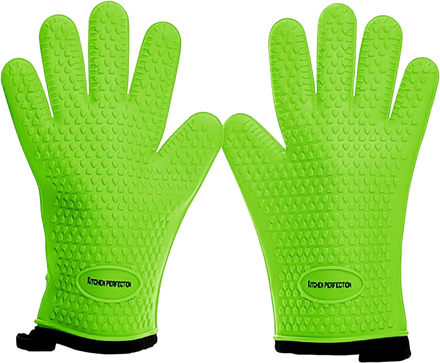 Silicone Smoker Oven Gloves - Extreme Heat Resistant Waterproof Oven Mitts