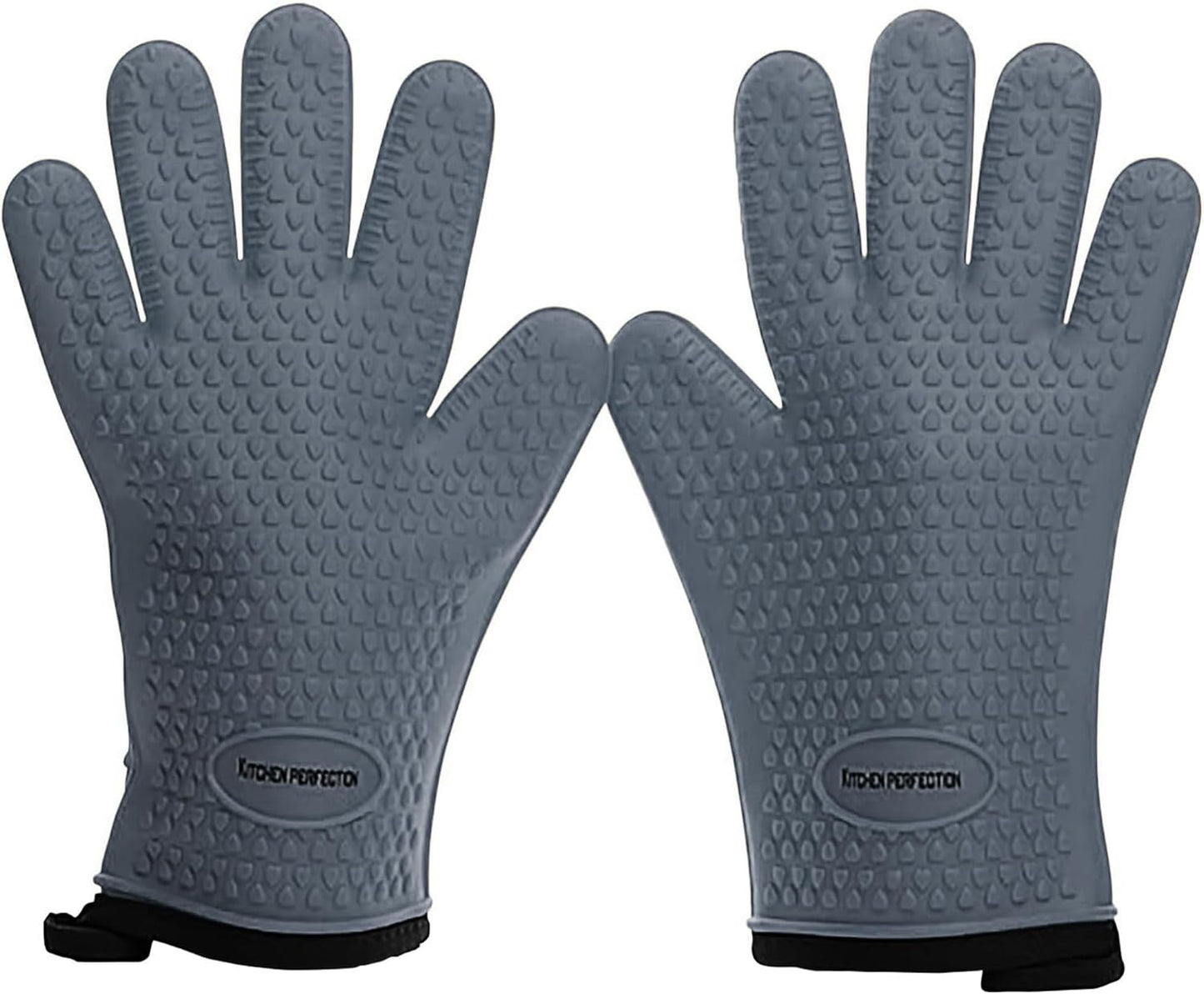 Silicone Smoker Oven Gloves - Extreme Heat Resistant Waterproof Oven Mitts