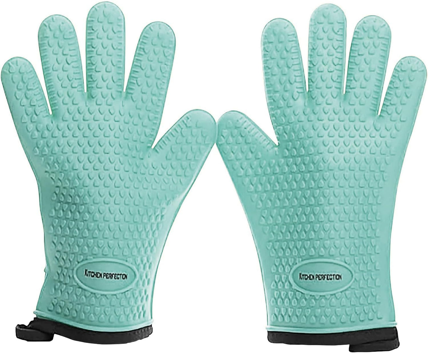 Silicone Smoker Oven Gloves - Extreme Heat Resistant Waterproof Oven Mitts