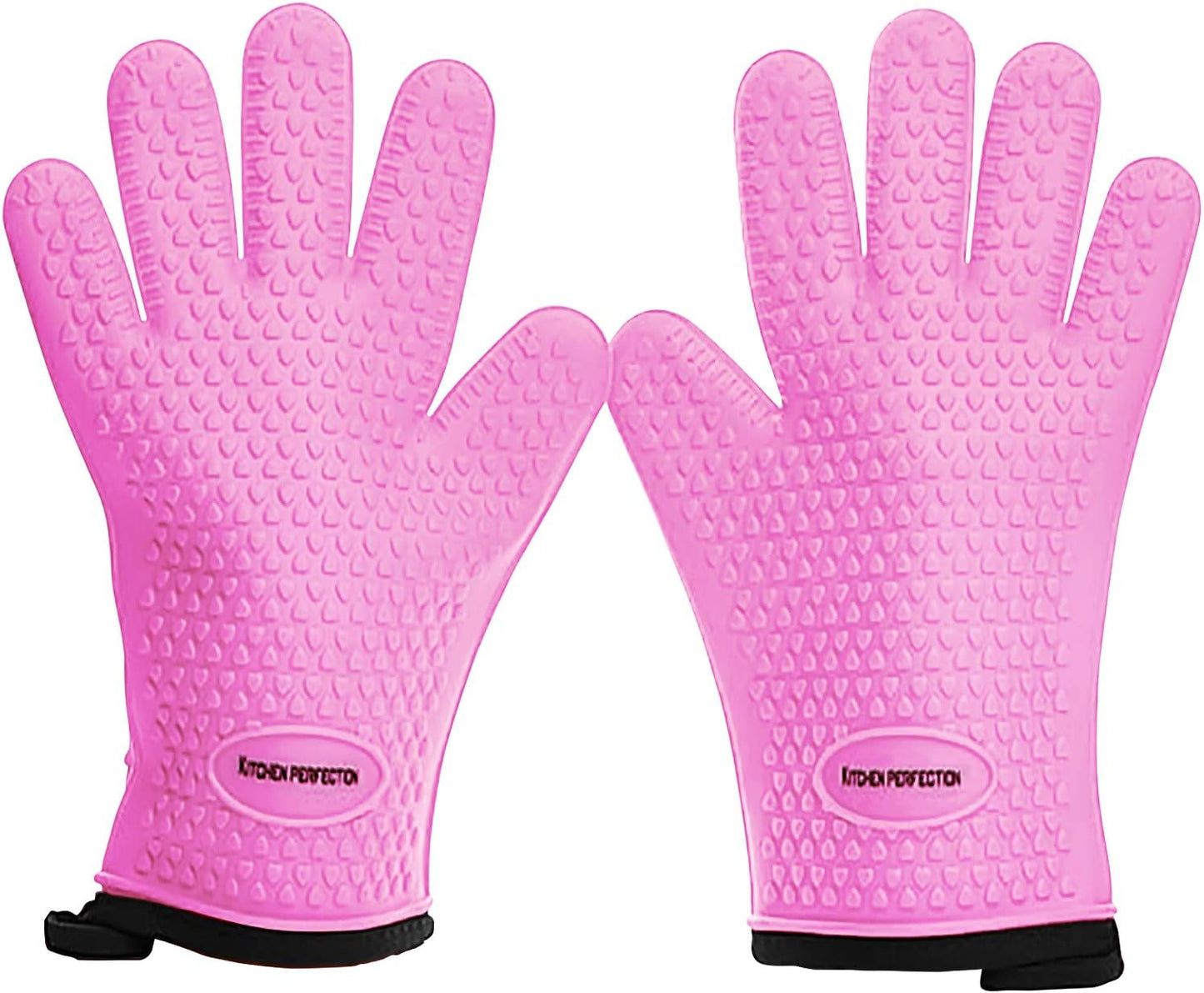 Silicone Smoker Oven Gloves - Extreme Heat Resistant Waterproof Oven Mitts