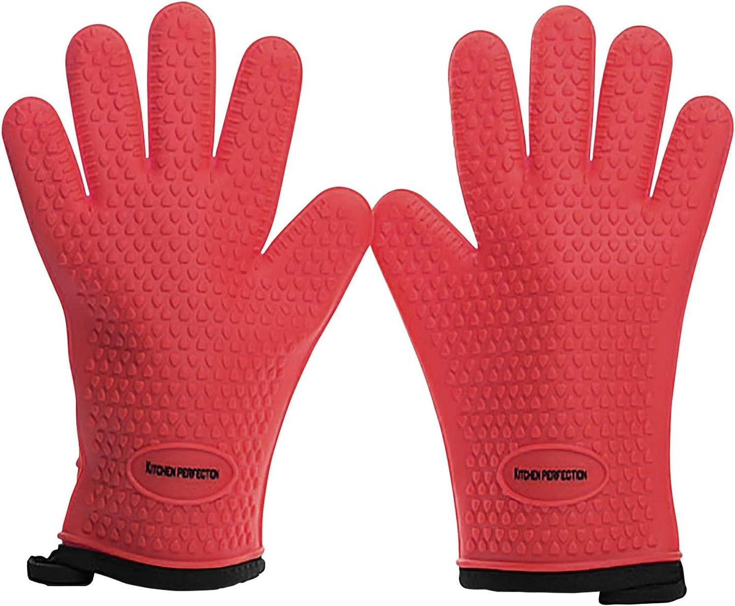 Silicone Smoker Oven Gloves - Extreme Heat Resistant Waterproof Oven Mitts