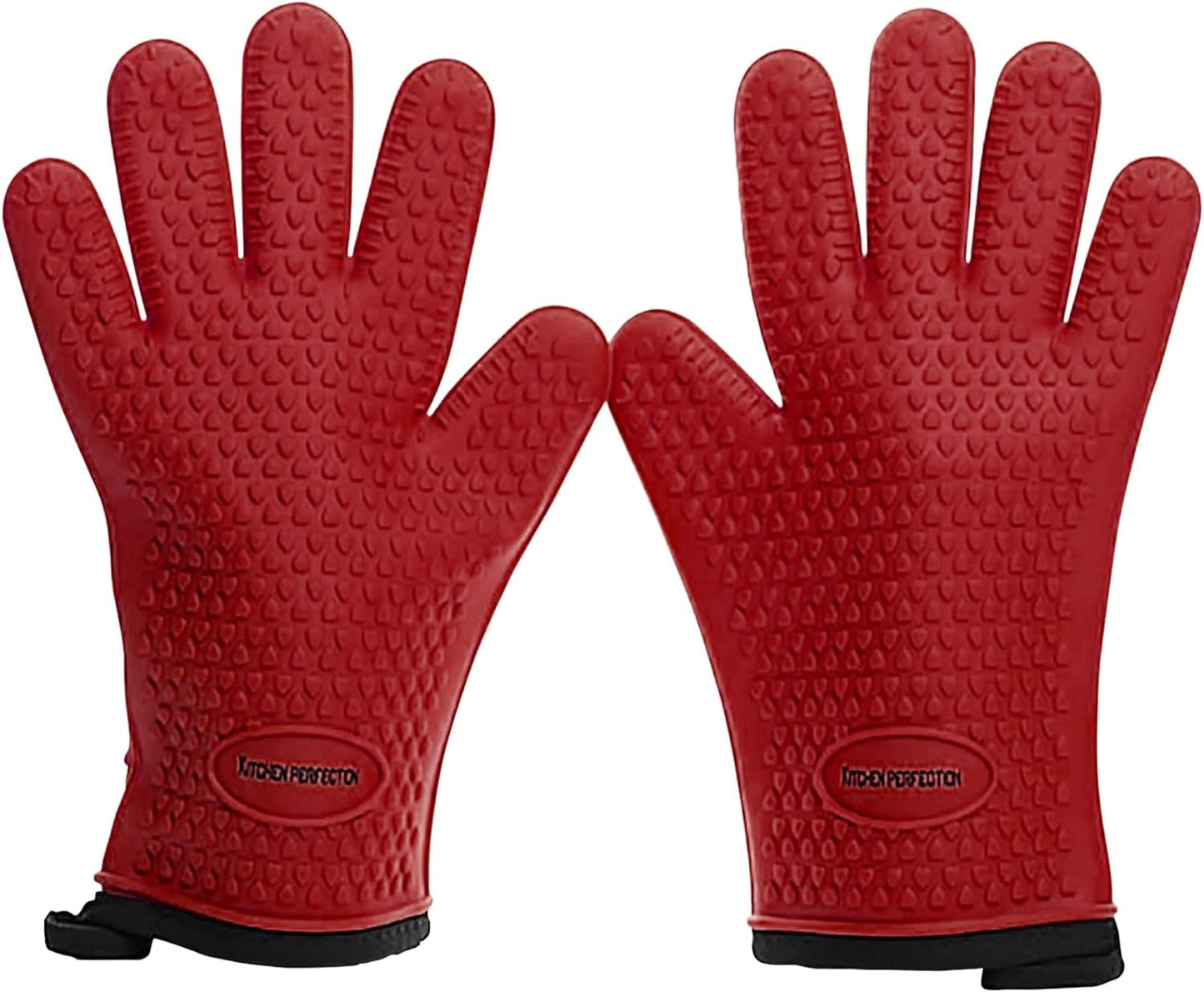Silicone Smoker Oven Gloves - Extreme Heat Resistant Waterproof Oven Mitts