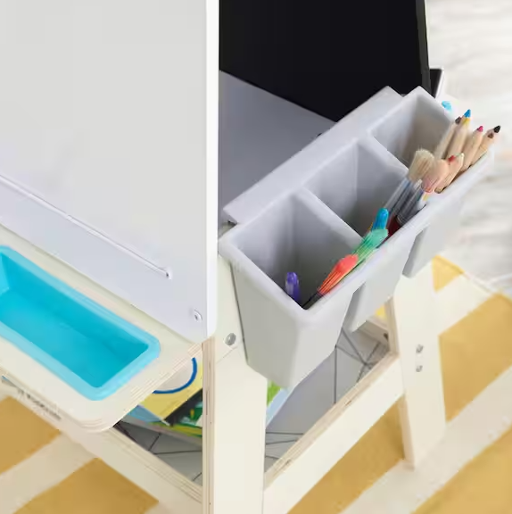 Create N Play Double-Sided Easel with Chalkboard and Whiteboard