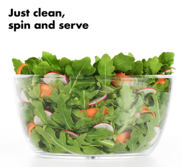 Good Grips Large Salad Spinner – 6.22 Qt Capacity