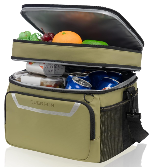 Mini Leak-Proof Soft Cooler Lunch Box – Insulated, Collapsible, Holds 24 Cans
