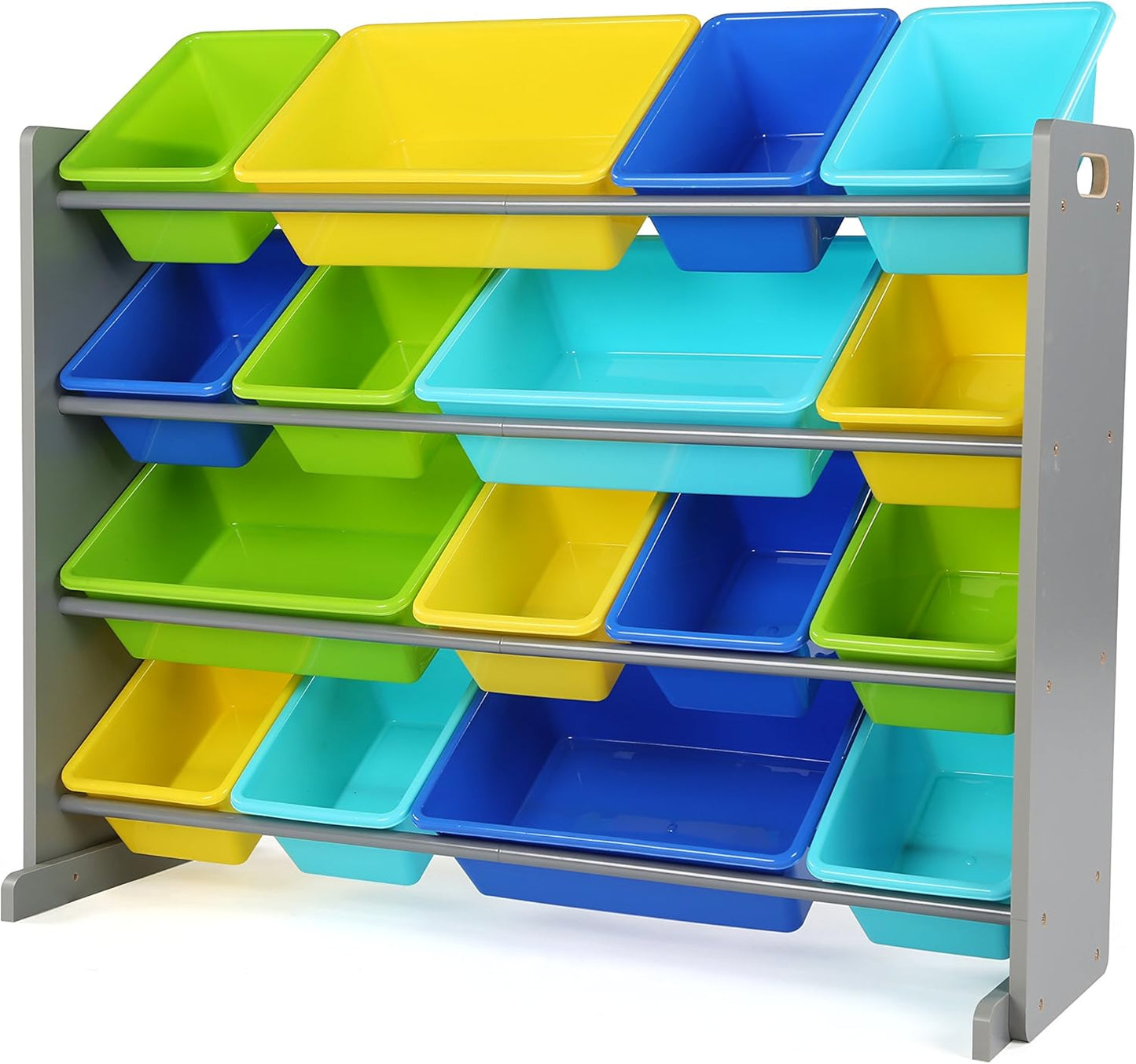 Large Toy Storage Organizer with 16 Removable Bins