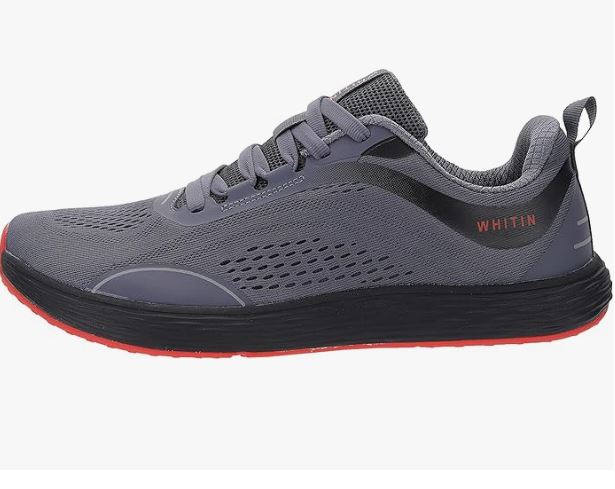 Men's Running Shoes: Zero Drop Design & Wide Toe Box for Ultimate Comfort, Gray