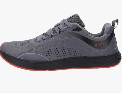 Men's Running Shoes: Zero Drop Design & Wide Toe Box for Ultimate Comfort, Gray