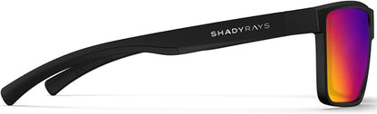 Men's Lightweight Polarized Sunglasses – Black Mirage, Comfortable Everyday Eyewear