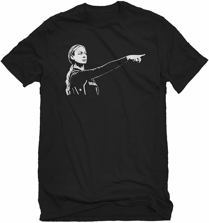 Indica Plateau Sophie Cunningham Point God T-Shirt – Unisex Basketball Graphic Fan Tee, Black, Large
