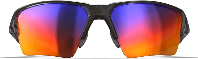 Talon Men's Semi-Rimless Sport Polarized Sunglasses – Mirage Smoke Lens, Lightweight Athletic Eyewear
