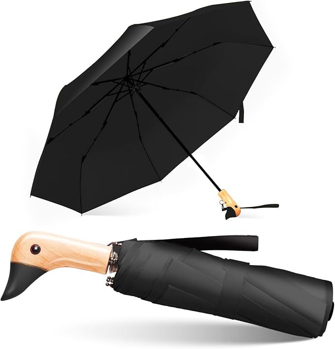 12-Inch Cute Duck Umbrella with Adorable Handle