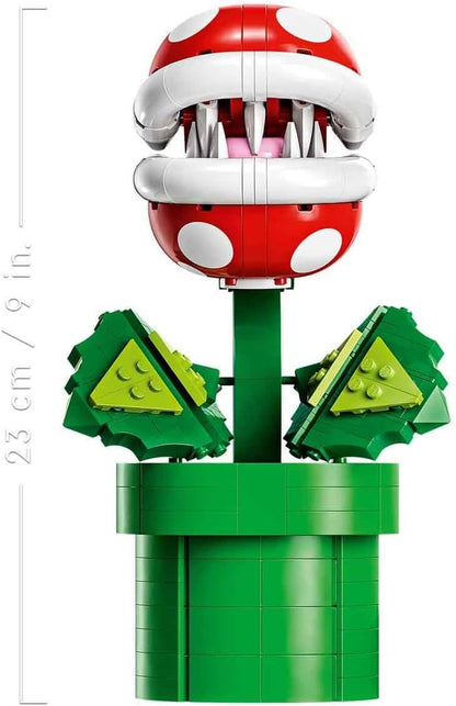 Super Mario Piranha Plant Building Set – Collectible for Adults (18+) | Perfect Holiday Gift and Home Décor for Bedroom or Office