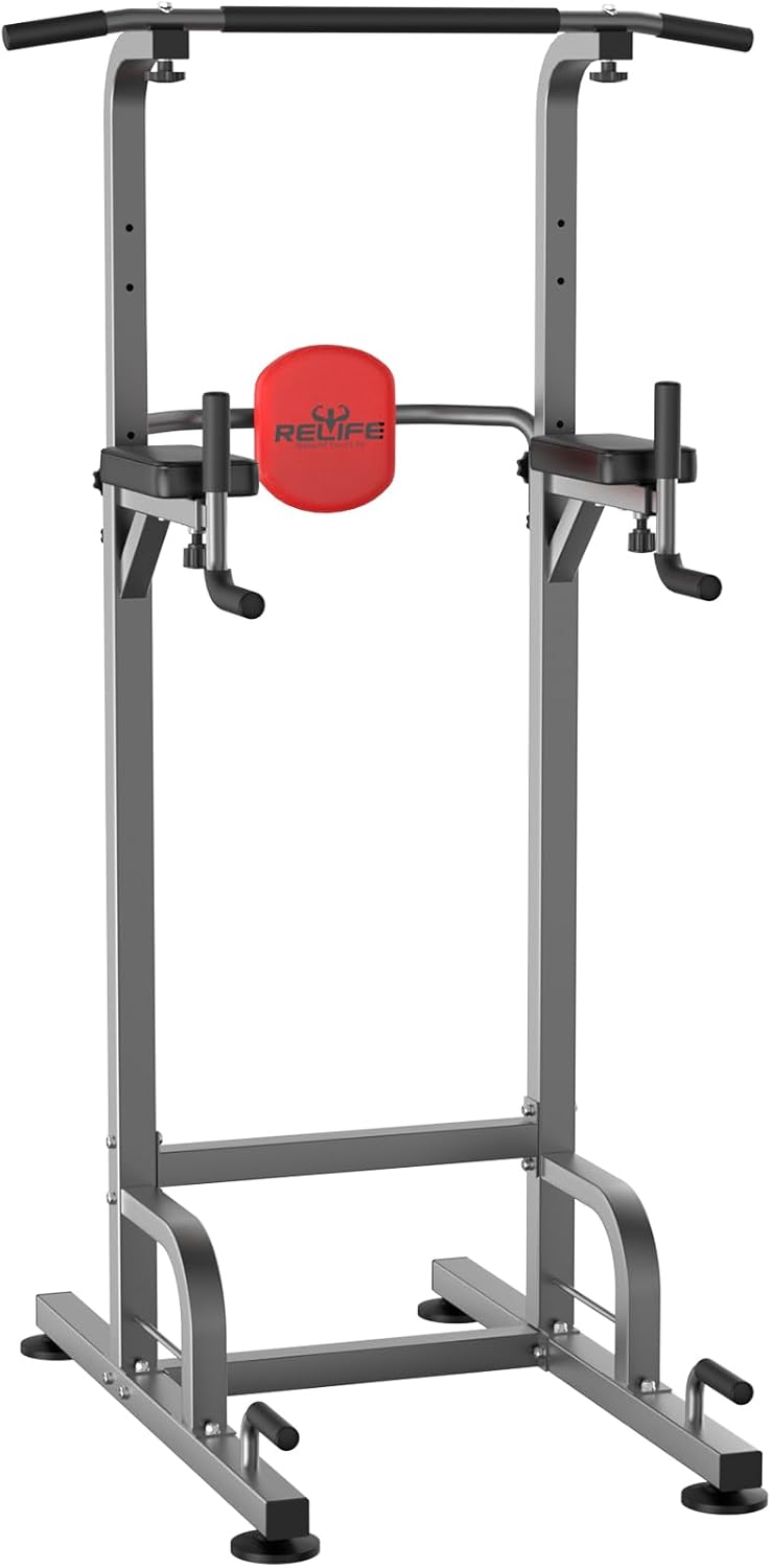 Power Tower Pull Up Bar Station – Home Gym Dip & Strength Training Fitness Equipment
