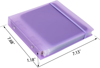 12 Magnetic Sheets for Die and Stamp Storage | Includes Binder Cover and Pockets for Card Making (0.8 mm Thickness)