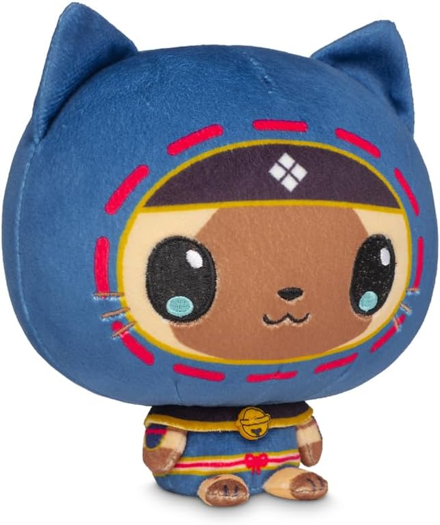 Palico Plush 5" – Monster Hunter Cloudheads Official Stuffed Animal with Embroidered Details