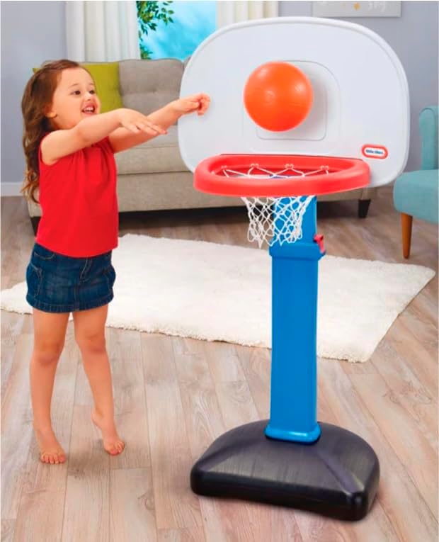 Easy Score Basketball Set - Blue with 3 Balls, 23.75 x 22 x 61 in