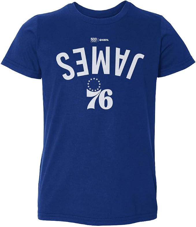 LeBron James Philadelphia 76ers Invert Toddler T-Shirt – Kids Basketball Fan Tee in Royal Blue & Black, Sizes 2T–4T
