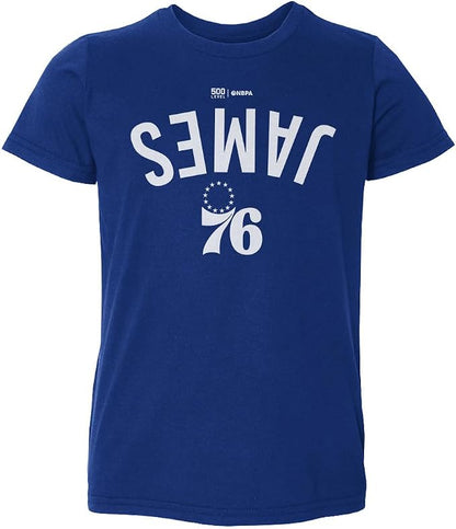 LeBron James Philadelphia 76ers Invert Toddler T-Shirt – Kids Basketball Fan Tee in Royal Blue & Black, Sizes 2T–4T