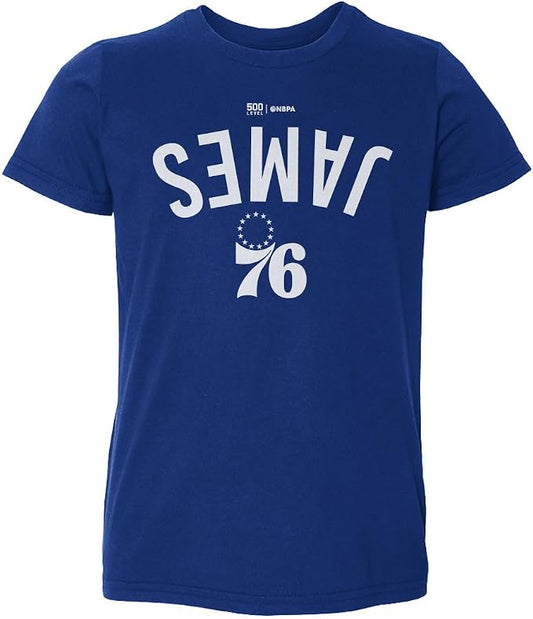 LeBron James Philadelphia 76ers Invert Toddler T-Shirt – Kids Basketball Fan Tee in Royal Blue & Black, Sizes 2T–4T
