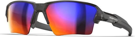 Talon Men's Semi-Rimless Sport Polarized Sunglasses – Mirage Smoke Lens, Lightweight Athletic Eyewear