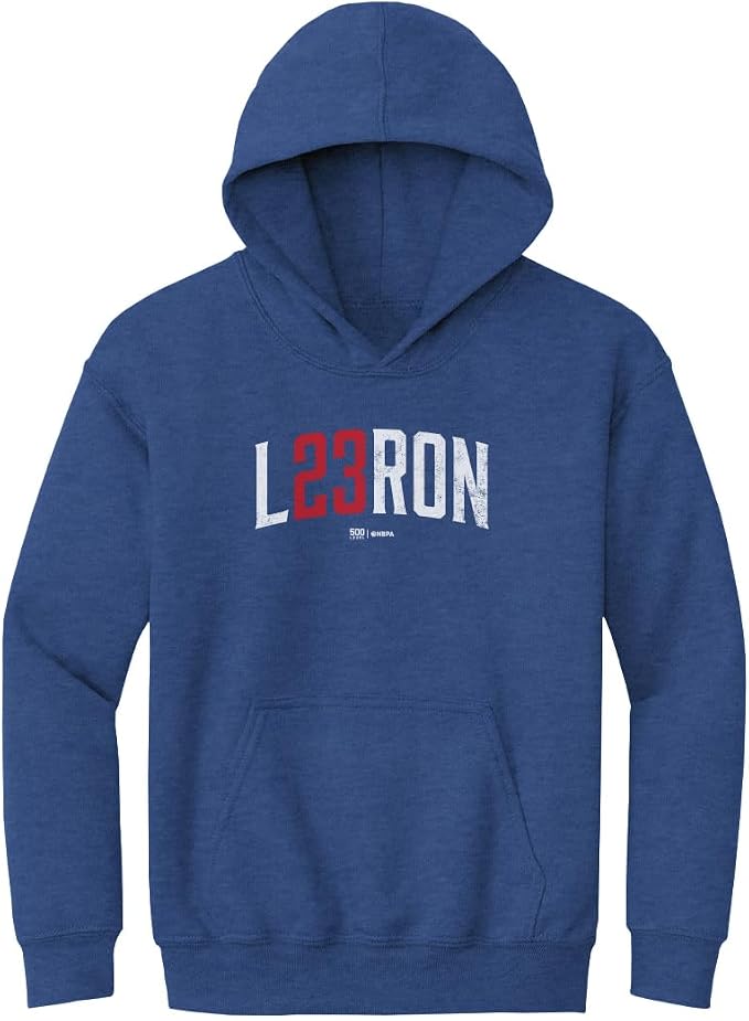 LeBron James Philadelphia 76ers Name & Number Youth Hoodie – Kids Basketball Sweatshirt in Royal Blue & Black, Sizes S–XL