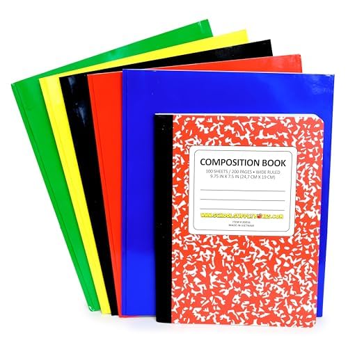 Elementary School Essentials Bundle (91 Pieces per Box) - Includes Binders, Folders, Notebooks, Filler Paper, Pencils, Notecards, Pens, and More