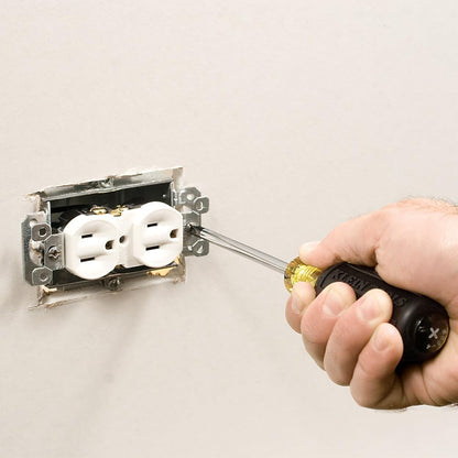 6-Piece Hand Tool Kit for Electricians: 2 Screwdrivers, 3 Pliers, Wire Stripper & Cutter