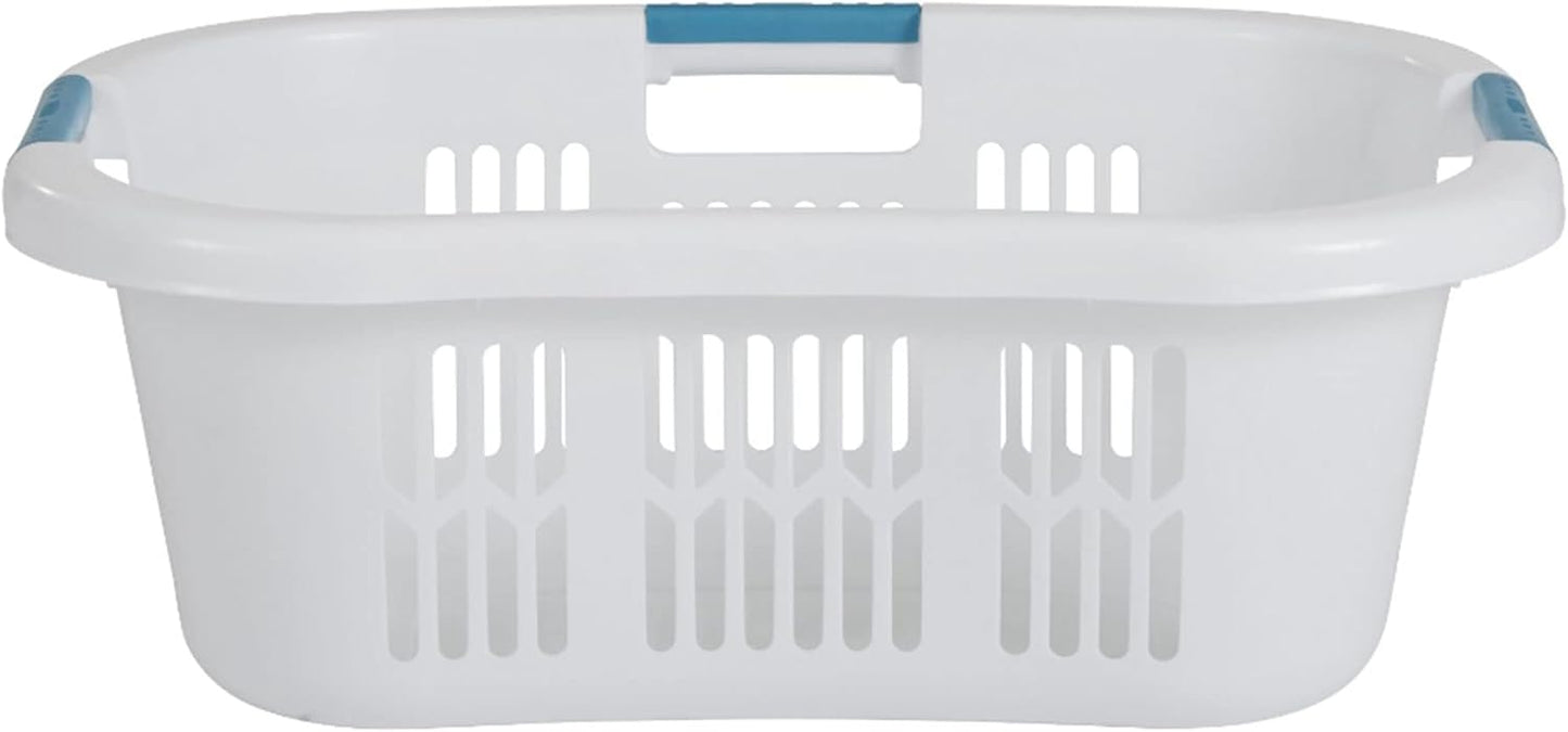 XL Hip-Hugger Laundry Basket - 2.1 Bushel, White
