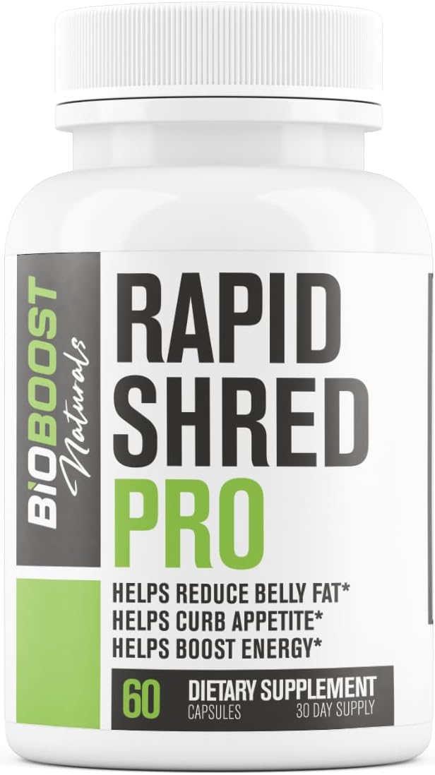 Rapid Shred PRO Series – GLP-1 Support Weight Loss & Fat Burner (60 Pills)