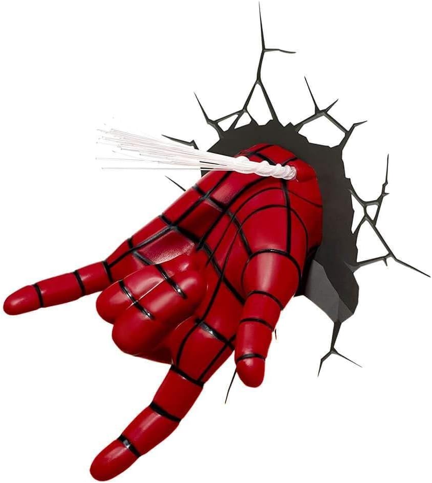 3D Light FX Marvel Spiderman Hand 3D Deco LED Wall Light