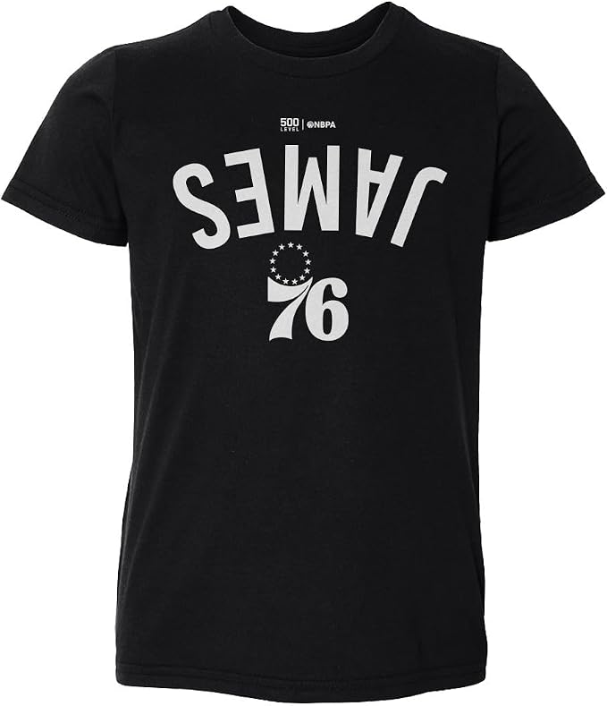 LeBron James Philadelphia 76ers Invert Toddler T-Shirt – Kids Basketball Fan Tee in Royal Blue & Black, Sizes 2T–4T