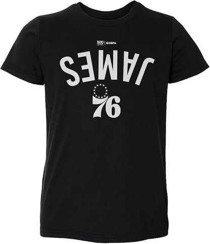 LeBron James Philadelphia 76ers Invert Toddler T-Shirt – Kids Basketball Fan Tee in Royal Blue & Black, Sizes 2T–4T