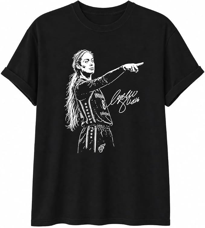 Point Guard Pointing Graphic T-Shirt – Funny Basketball Sports Fan Tee for Women, Black, Large