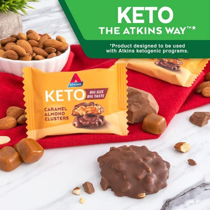 20-Count Caramel Almond Clusters – Gluten-Free, Keto-Friendly