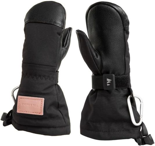 Adult Waterproof Ski Mittens – Insulated Long-Cuff Winter Snow Mitts, Size 5.5–6 Inches