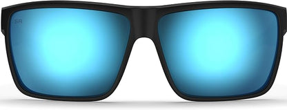 Cayman Men's Lightweight Polarized Sunglasses – Black Ocean, Standard Size