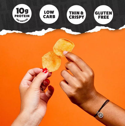 Protein Chips Variety Pack – High Protein, Low Carb Keto Snacks – Gluten-Free, Made with Real Ingredients – 1.34 oz Bags (Pack of 12)