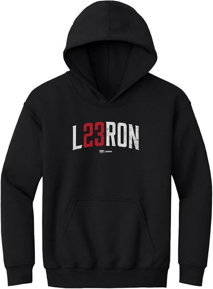 LeBron James Philadelphia 76ers Name & Number Youth Hoodie – Kids Basketball Sweatshirt in Royal Blue & Black, Sizes S–XL