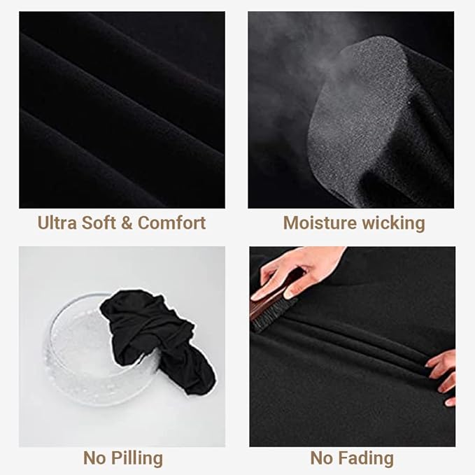 Men’s Thermal Underwear Set – Fleece-Lined Long Johns for Skiing & Winter Hunting