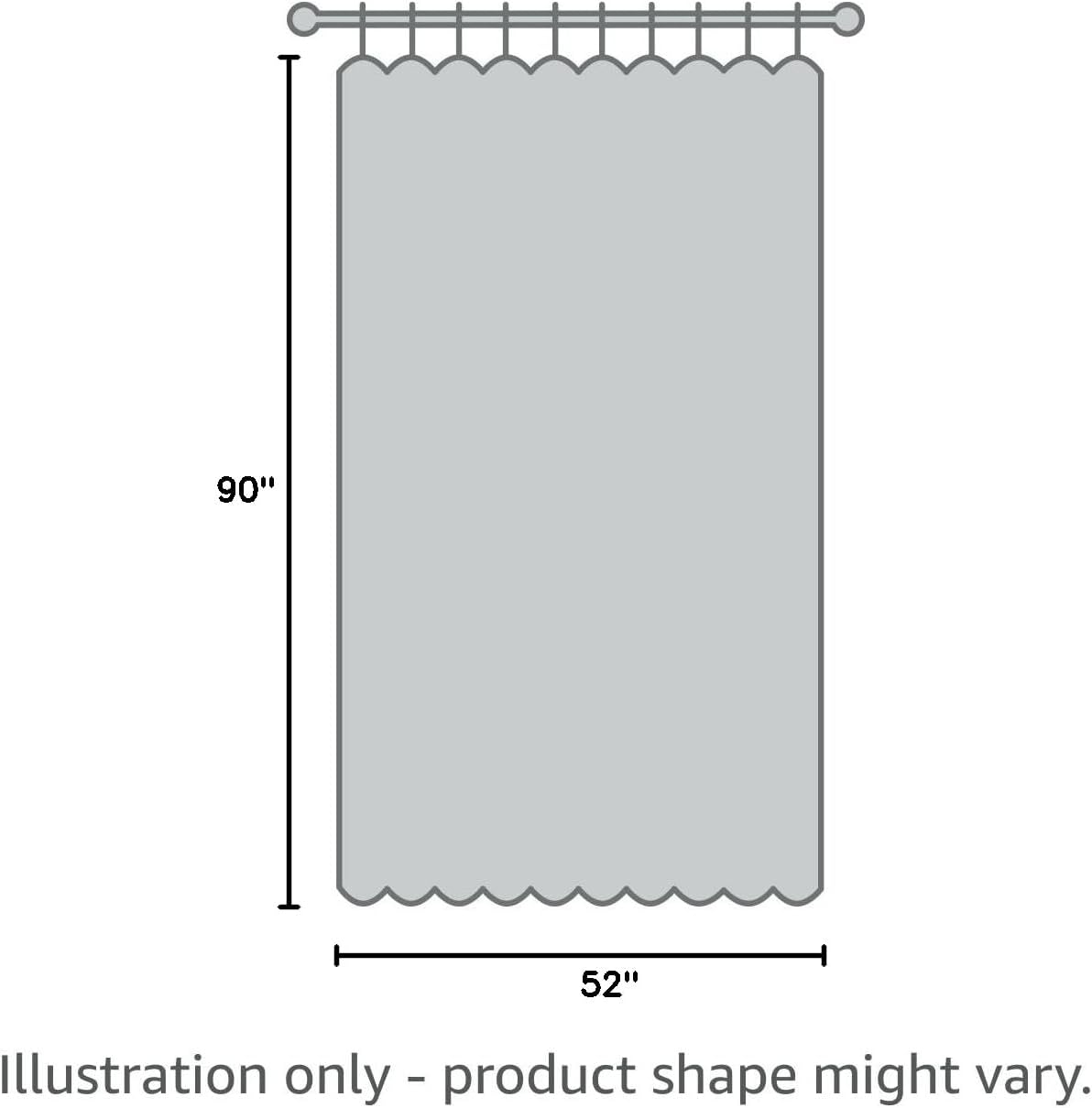 Outdoor Curtains Windproof Waterproof Blackout Curtain with Weight Bag, Privacy Insulated Drapes