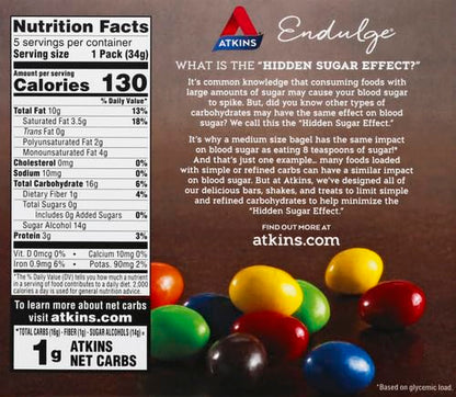 20-Count Chocolate Peanut Candies, Dessert Favorite, 0g Sugar