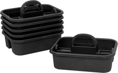 Plastic Tote Tool & Supply Cleaning Caddy with Handle