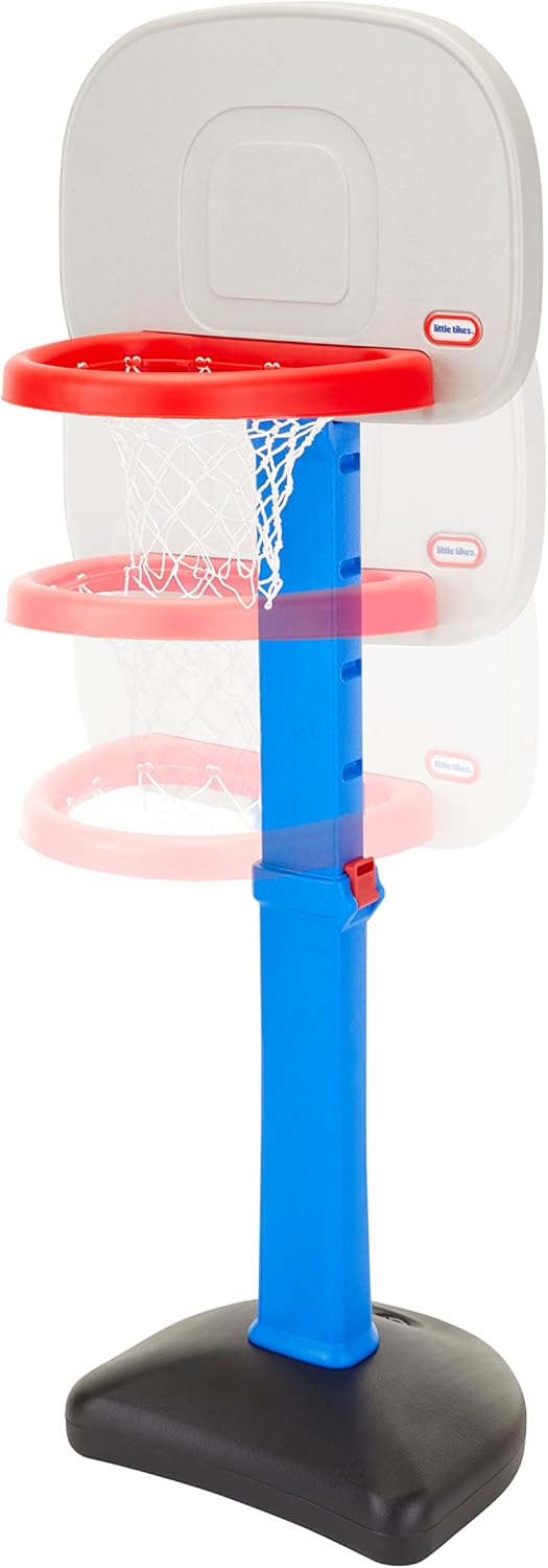 Easy Score Basketball Set - Blue with 3 Balls, 23.75 x 22 x 61 in