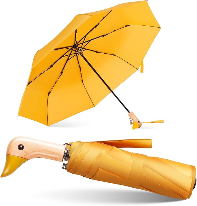 12-Inch Cute Duck Umbrella with Adorable Handle