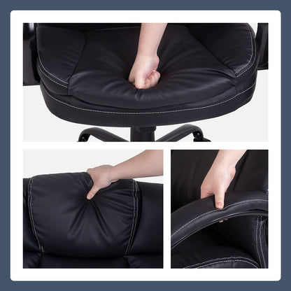 Big & Tall Ergonomic Office Chair – 500lbs Capacity, Adjustable with Lumbar Support
