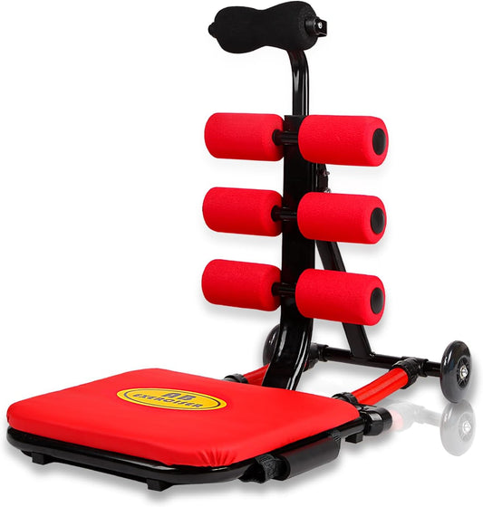 Foldable Ab Machine - Sit-Up Bench & Core Trainer for Portable Ab Workouts