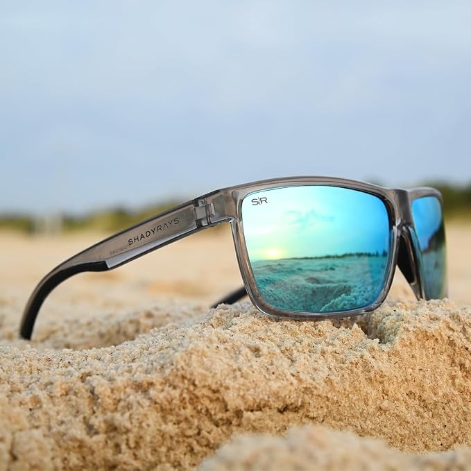 Cayman Ocean Smoke Polarized Sunglasses – Lightweight Men's Everyday Eyewear