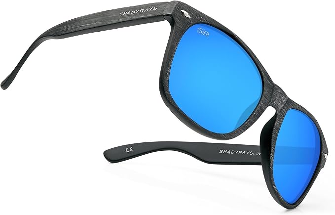 Classics Polarized Sunglasses for Men & Women – Black Ocean Timber, Classic Everyday Eyewear